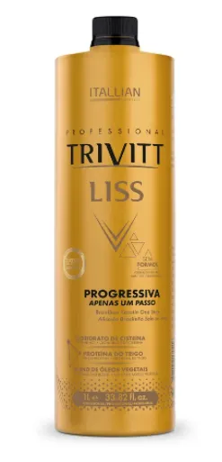 12 Oils Blend New Trivitt Liss Progressive Single Step 1L - Itallian Hair Tech