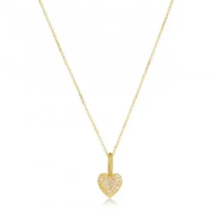 18k Gold Plated Caro Pendant SJ-P72356-CZ-YG