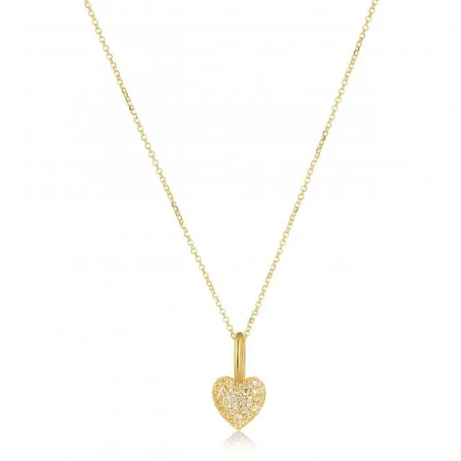 18k Gold Plated Caro Pendant SJ-P72356-CZ-YG