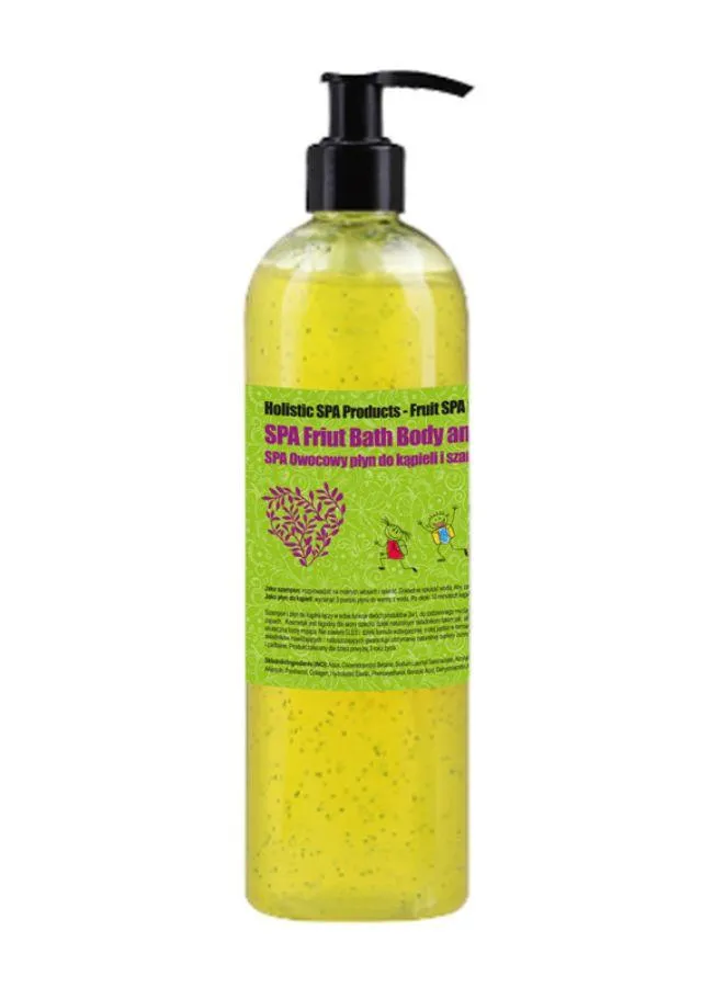 2-in-1 Kids Shampoo and Shower Gel | 500 ml Ripe Melon Fruit Scent with Nourishing Jojoba Oil for Gentle Cleansing and Moisturizing | Soap&Friends