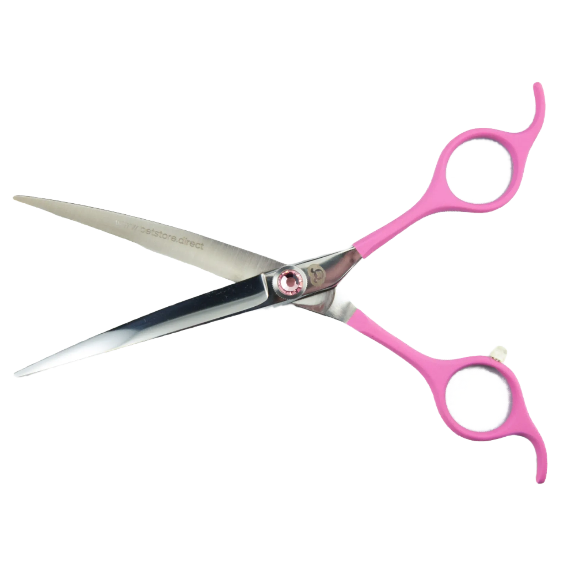 6.5" Pink Curved Shear by PetStore.Direct