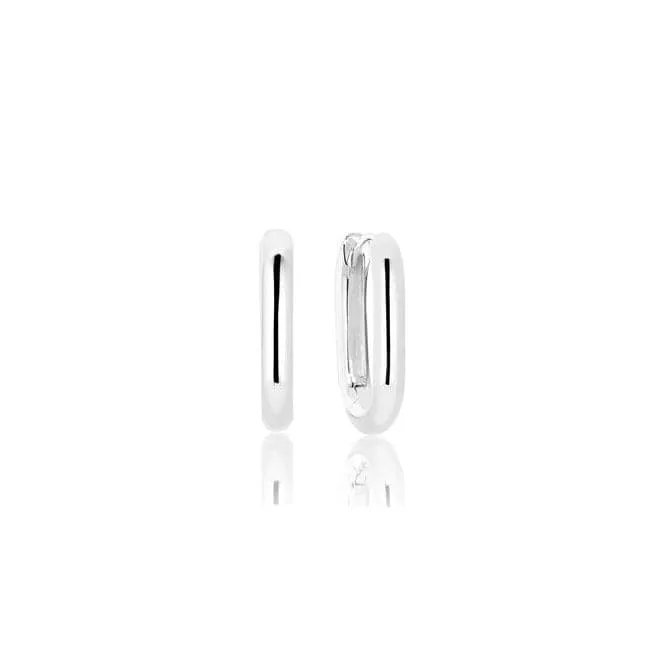 925 Sterling Silver Capri Medio Pianura Earrings SJ-E62010-SS