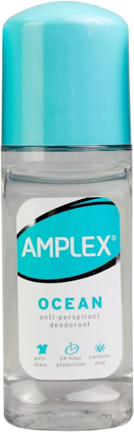 Amplex Ocean Anti-Perspirant Deodorant Roll-On 24-Hour Protection 50ml