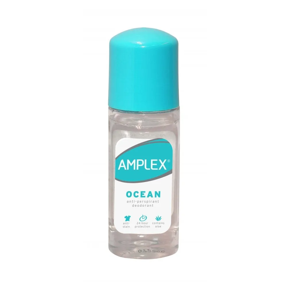 Amplex Ocean Anti-Perspirant Deodorant Roll-On 24-Hour Protection 50ml