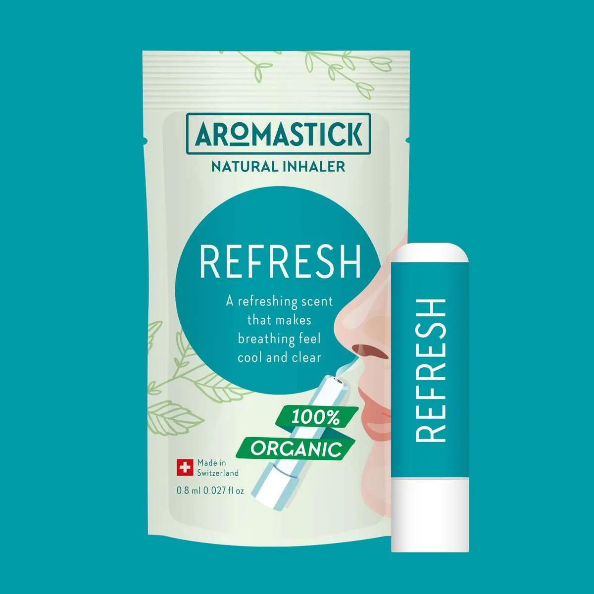 AROMASTICK NATURAL INHALER REFRESH