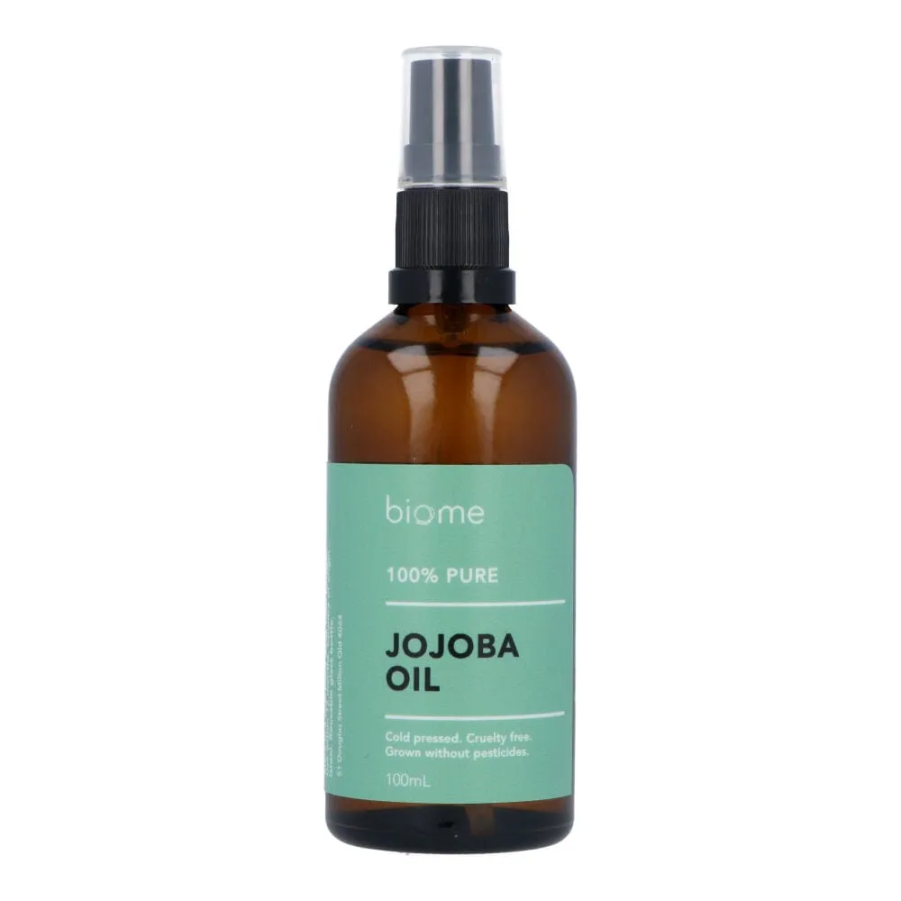 Biome Jojoba Oil in Amber Glass Bottle - 100ml