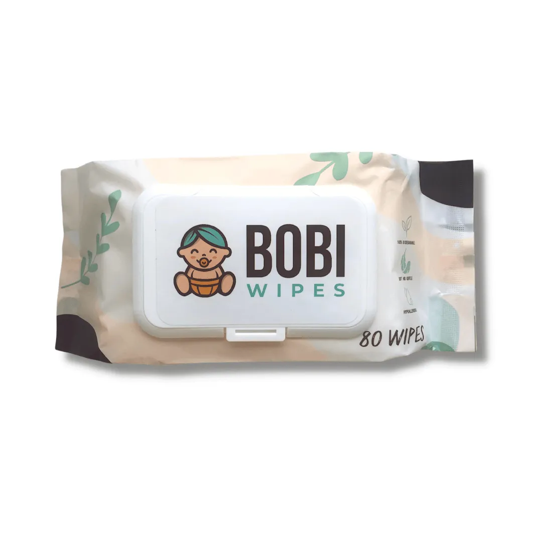 Bobi Biodegradable Wipes 80s