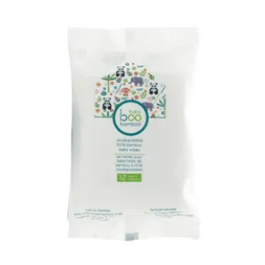 Boo bamboo - baby boo biodegradable travel wipes