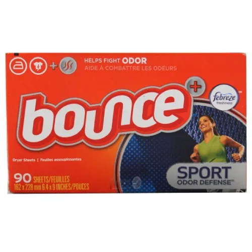 Bounce Sport Odor Defense Fabric Softener  Dryer Sheets 90ct