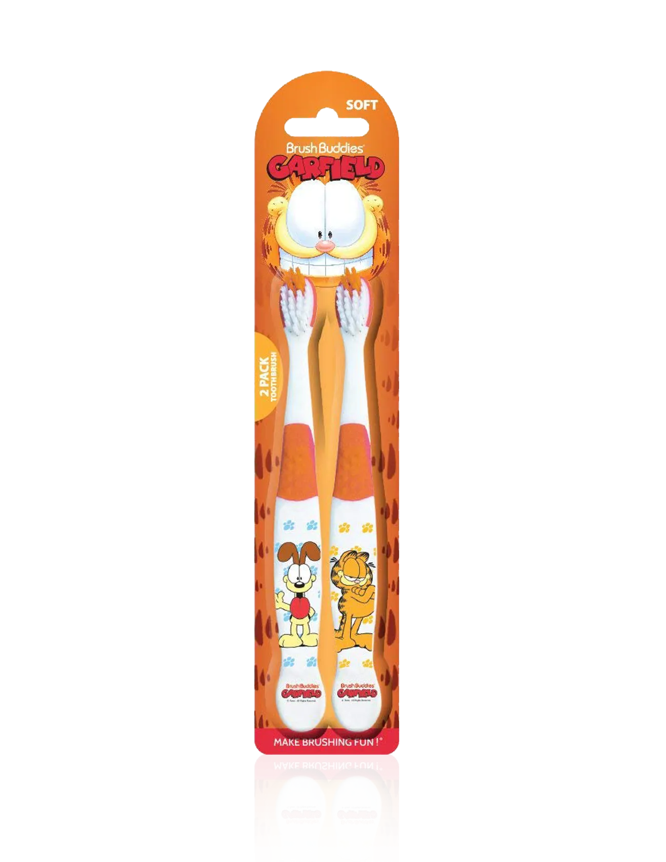 Brush Buddies Garfield and Odie Toothbrush (2 Pack)