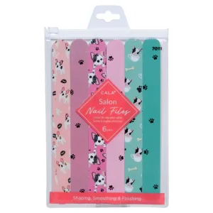 Cala Nail Files: Frenchie Lover (6Pcs)