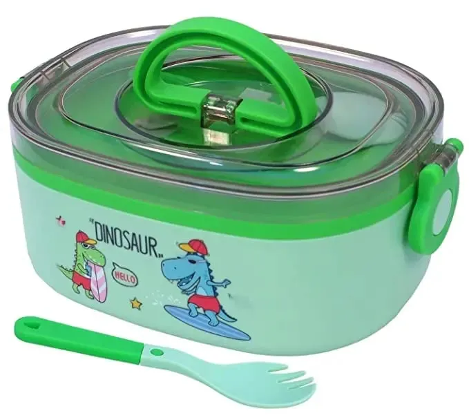 Cute Dino/Unicorn Steel Lunchbox