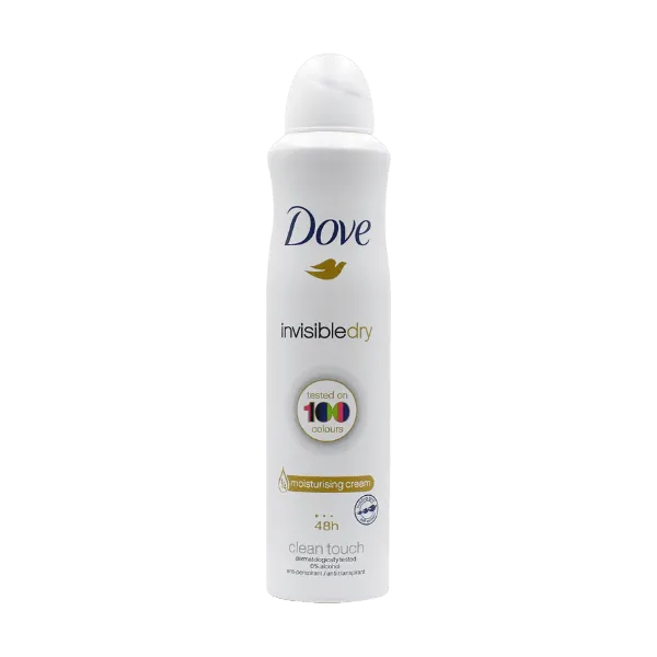 Dove Invisible Dry Clean Touch Deodorant Spray for Women 0% Alcohol 250ml