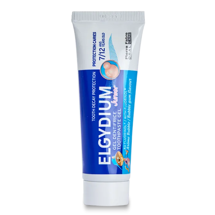 Elgydium Bubble Gum Toothpaste with Fluorinol for 7-12 Years Old Juniors 50 Ml