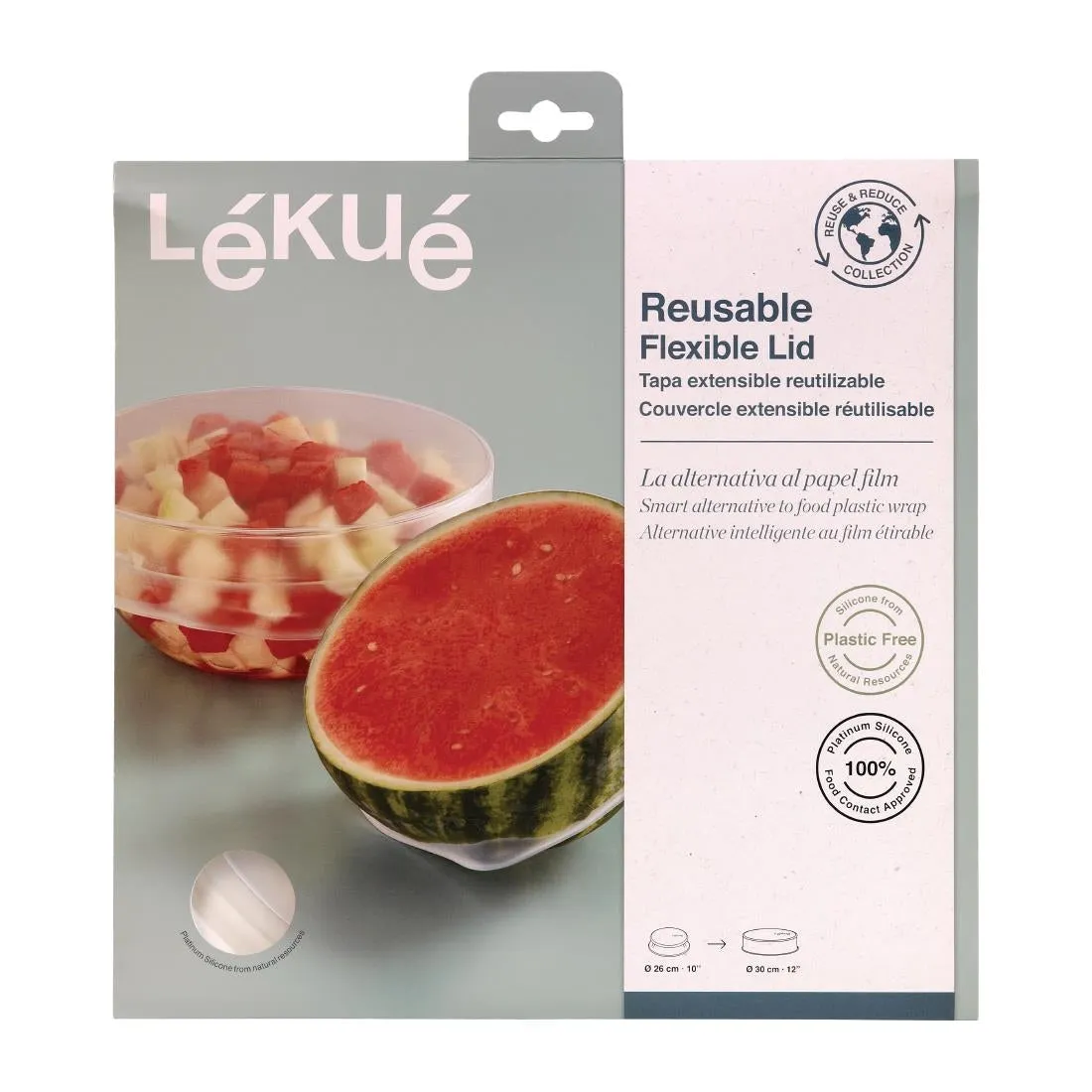 FS293 Lekue Reusable Flexible Lid 260mm