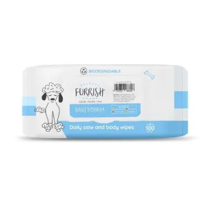 Furrish Bath Wipes - Baby Powder