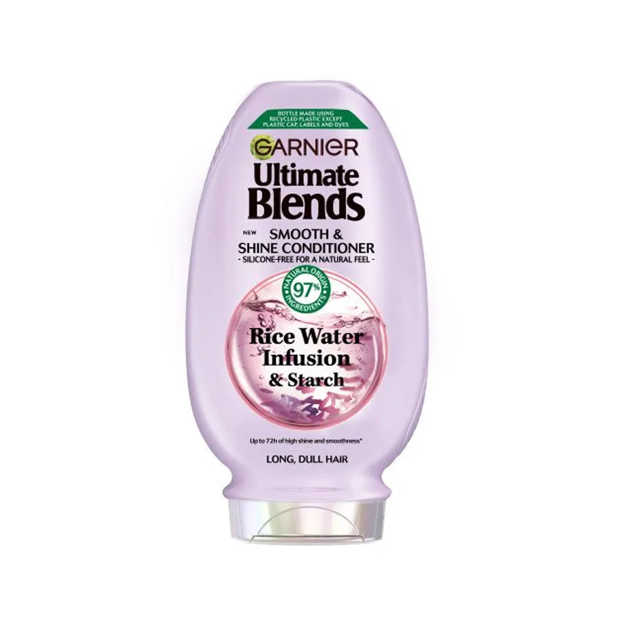 Garnier Ultimate Blends Smooth & Shine Rice Water Conditioner 250ml