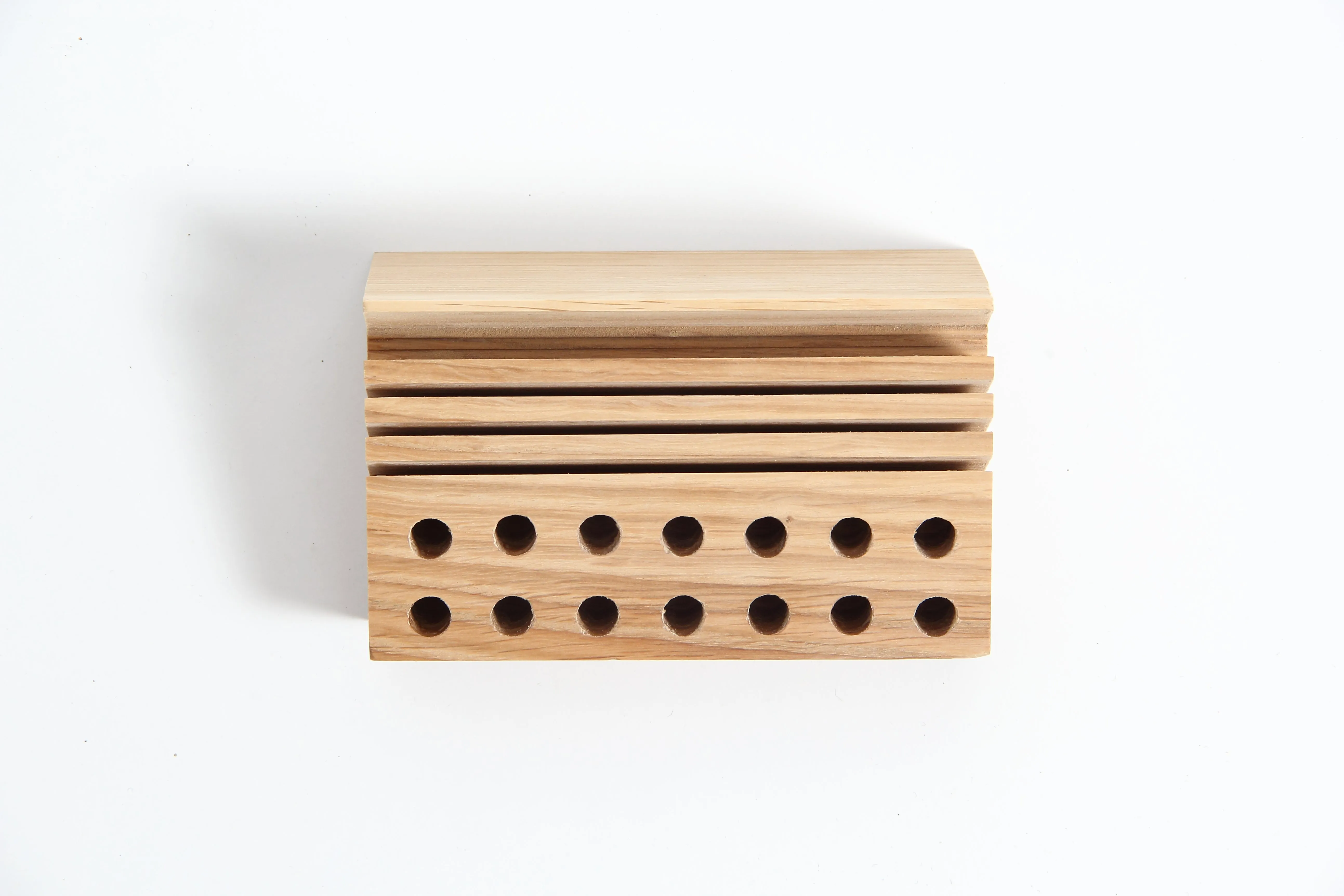 Gražus Oak Desk Organizer