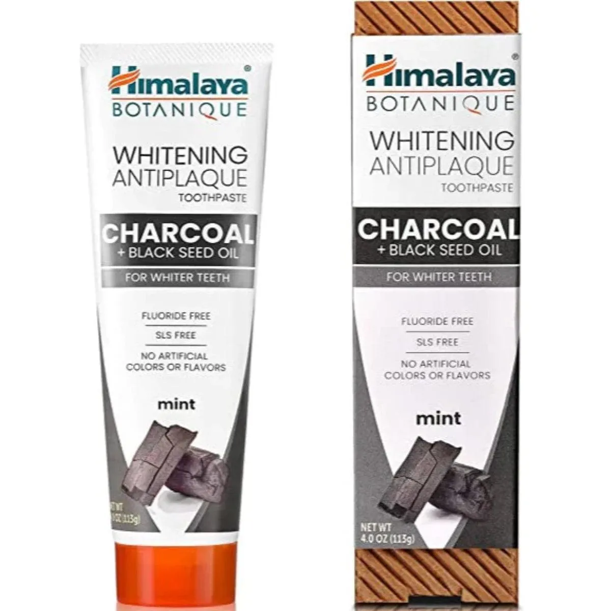 Himalaya Charcoal & Black Seed Oil Whitening Antiplaque Toothpaste 113g