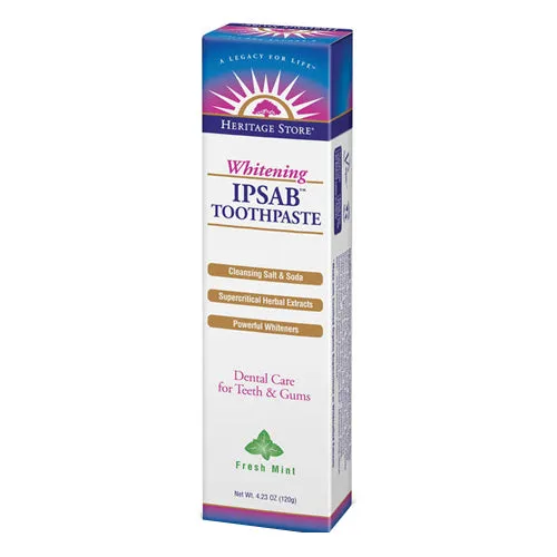 Ipsab Whitening Toothpaste 4.23 oz By Heritage Store