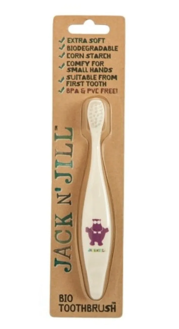 Jack n' Jill - Bio Toothbrush - Hippo