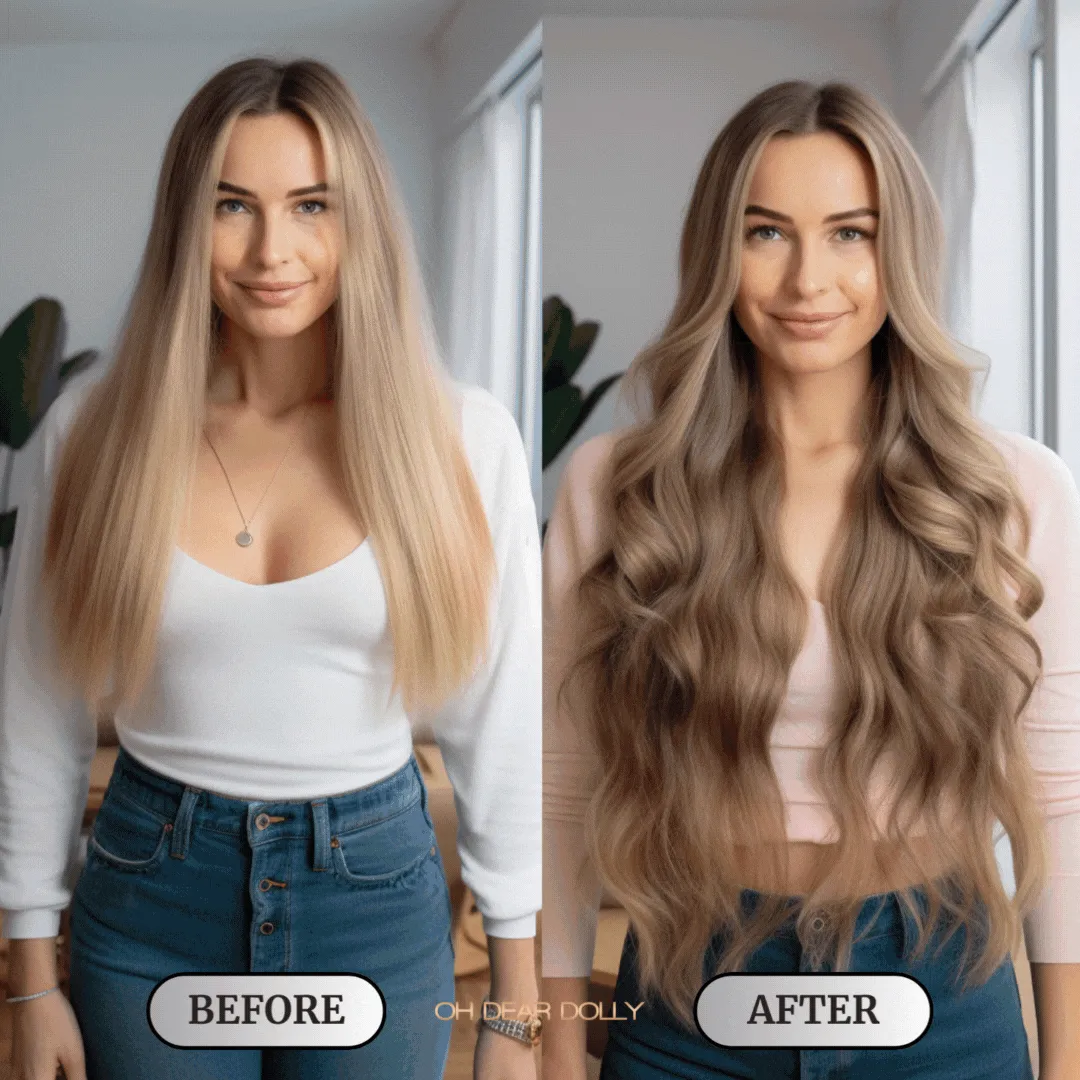 #M18/90 Vienna Mixed｜Luxury Russian Remy Human Hair, Double Drawn, Tape Extensions