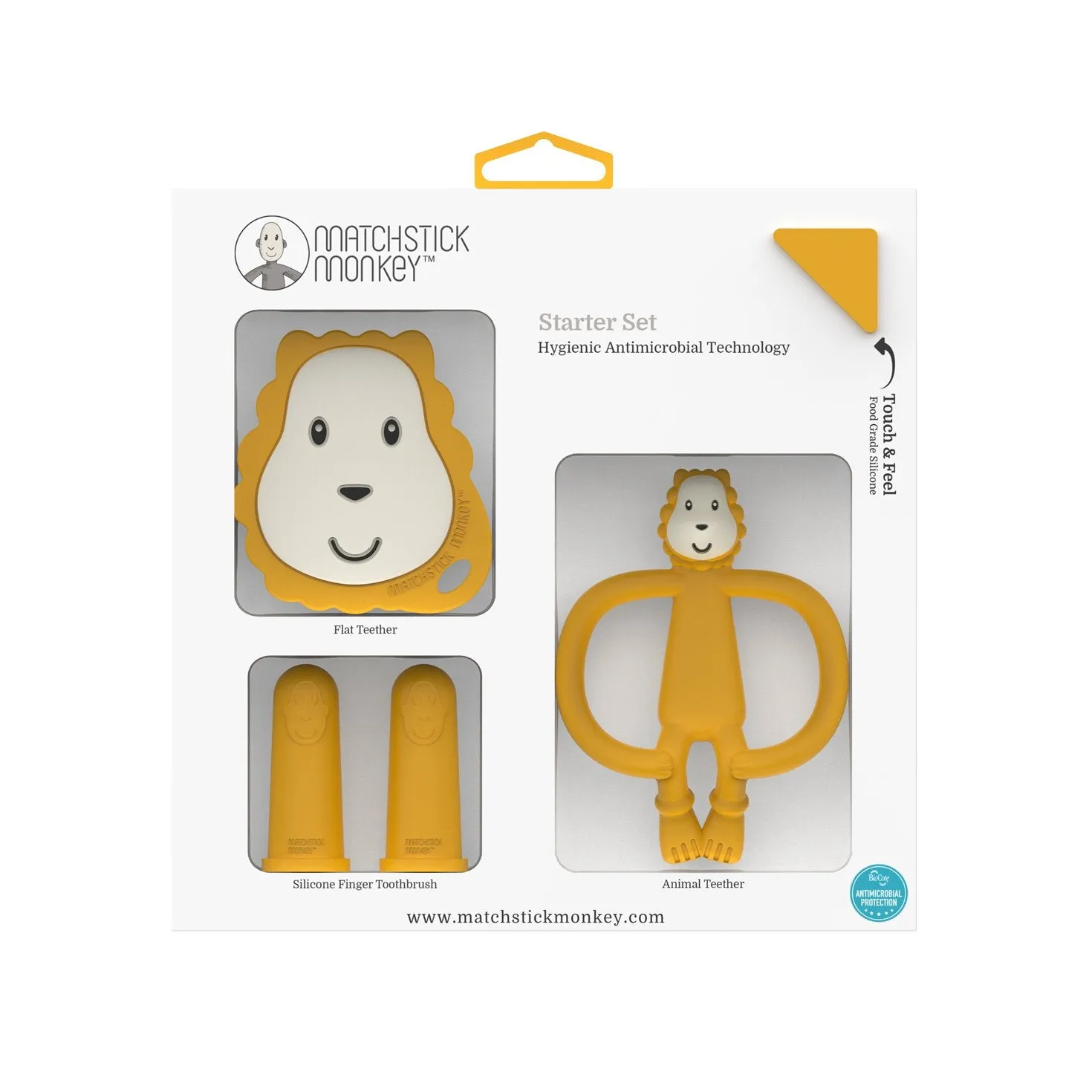 Matchstick Monkey Ludo Lion Teether Starter Gift Set