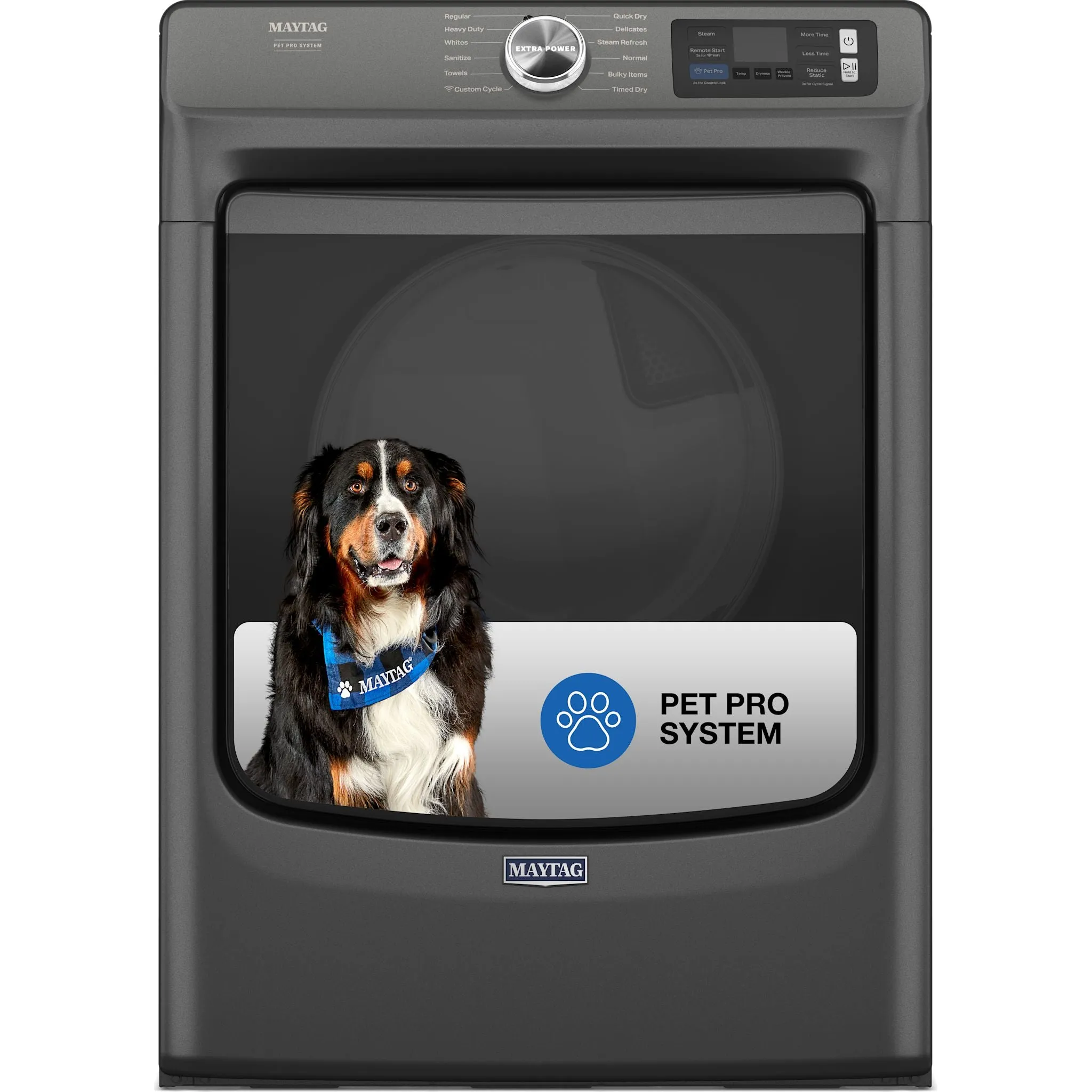 Maytag Smart Pet Pro Front Load Electric Dryer - 7.4 cu. ft. (YMED7020RU)