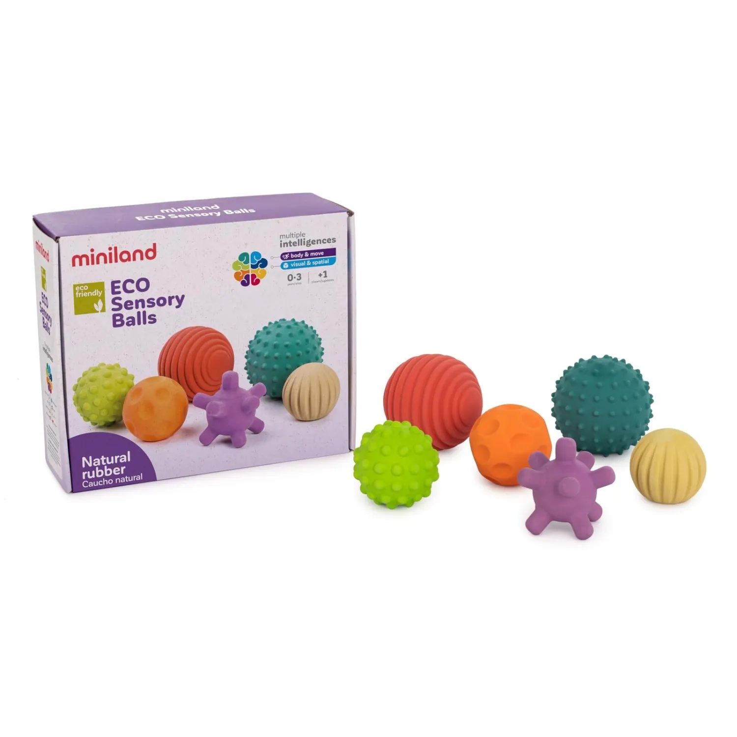 Miniland Educational - 97314 | ECO Sensory Balls