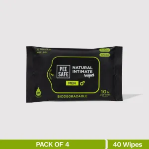 Natural Intimate Wipes For Men (40N)