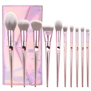 O.TWO.O 10PCS CHROME BRUSHES SET