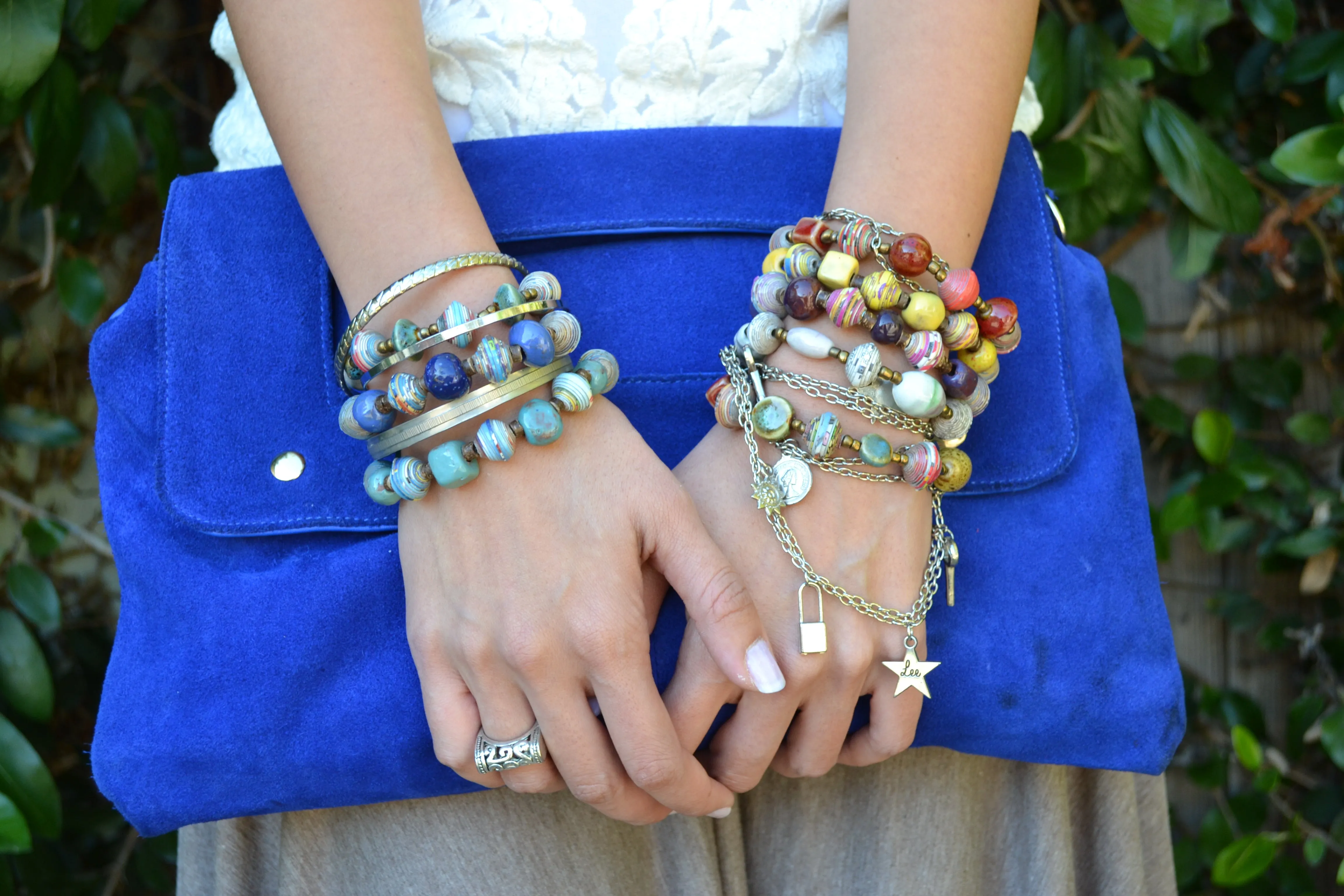 Paper Beads Bracelet | Multi Color