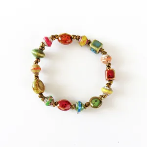 Paper Beads Bracelet | Multi | Mini