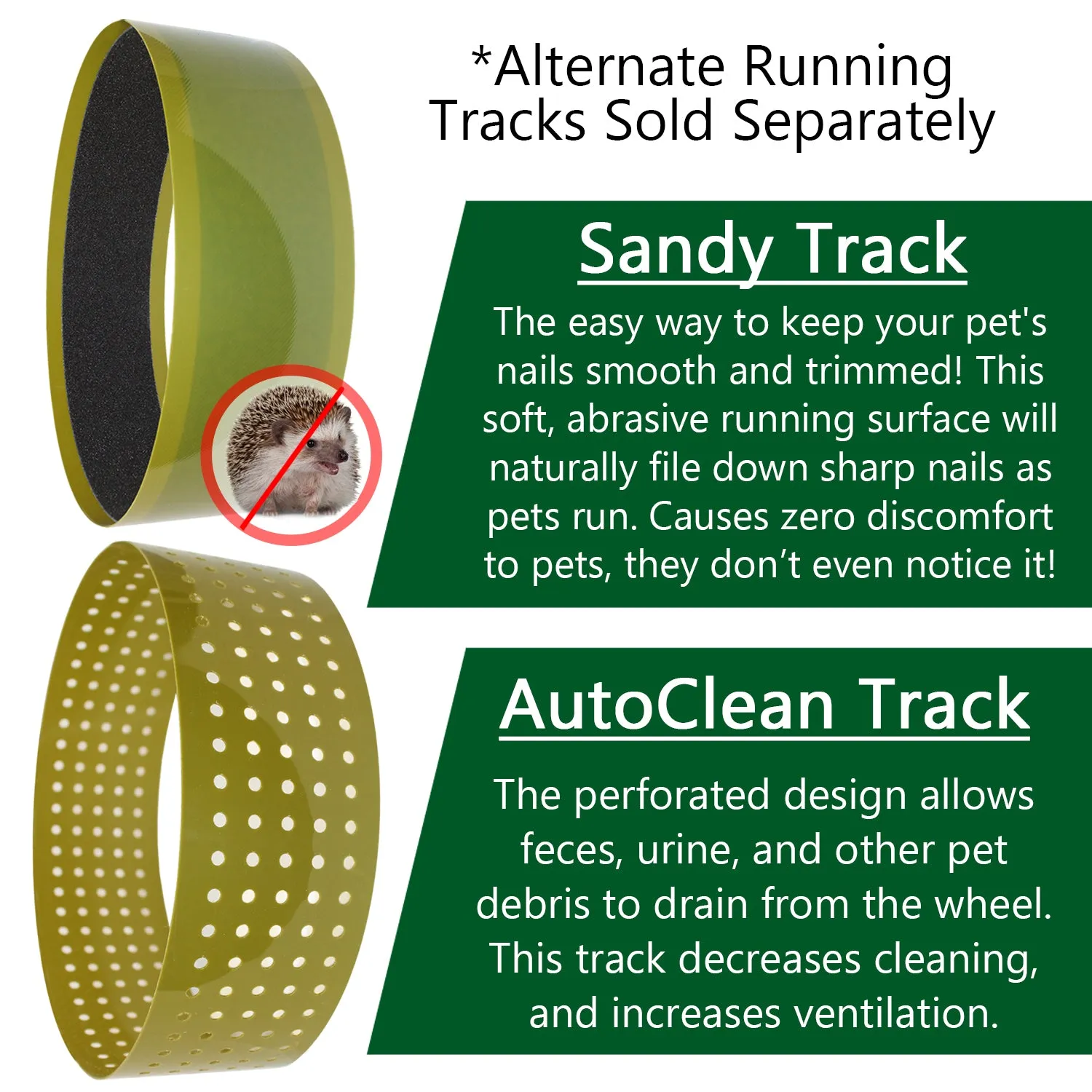 Sandy Track 12 in. Wide (Green)