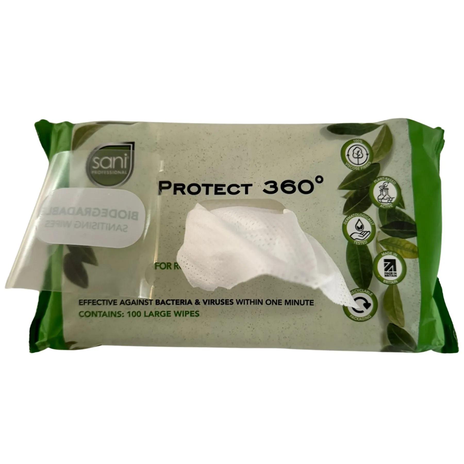 Sani Pro Eco Manikin Wipes | CPR Manikin Wipes  | Biodegradable | Pack of 100