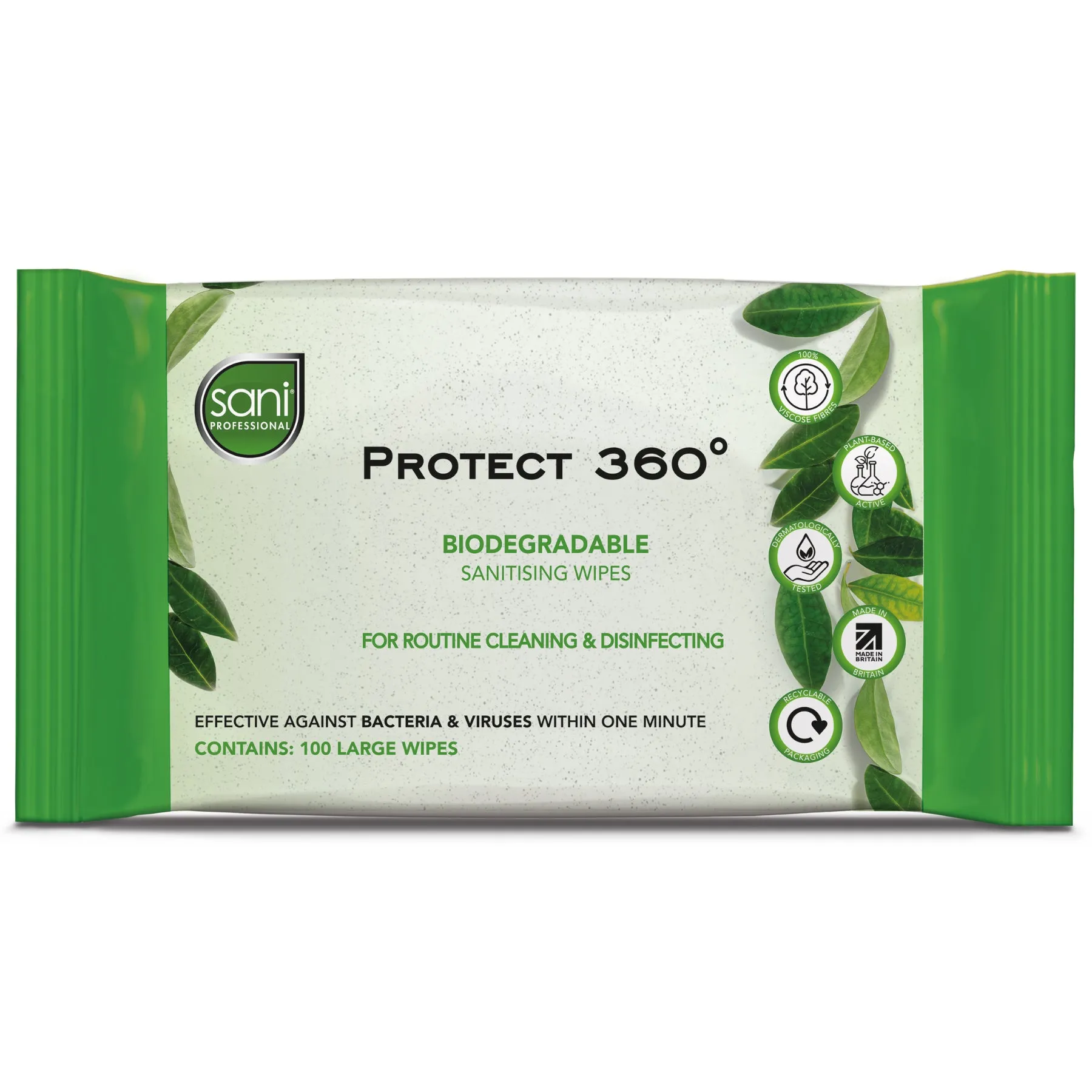 Sani Pro Eco Manikin Wipes | CPR Manikin Wipes  | Biodegradable | Pack of 100