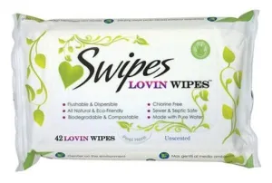 Swipes Lovin Wipes Unscented 42 Count