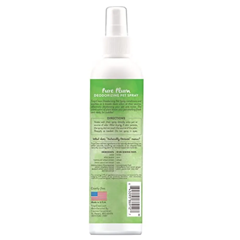 Tropiclean Pure Plum Deodorizing Spray for Dogs and Cats