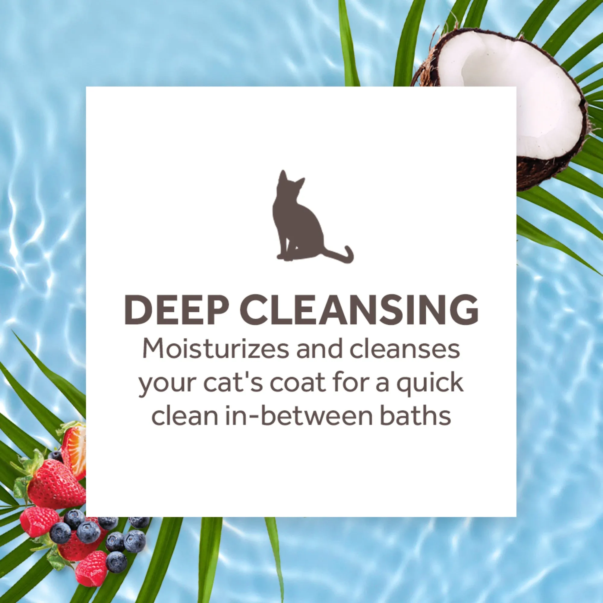 TropiClean Waterless Deep Cleansing Cat Shampoo 220ml