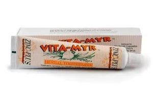 Vita-Myr Zinc  Toothpaste 4 oz Tube