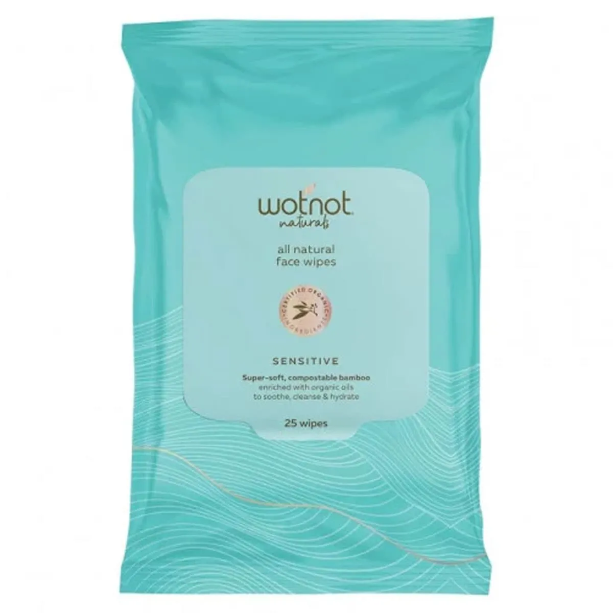 Wotnot Sensitive Facial Wipes 25s