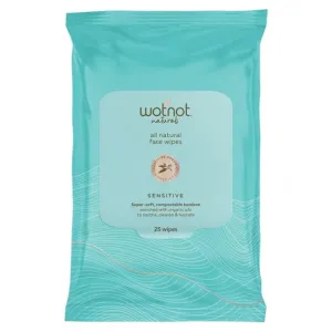 Wotnot Sensitive Facial Wipes 25s