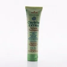 Zion Health Claybrite Extra Natural Mint Toothpaste 3.2oz Paste